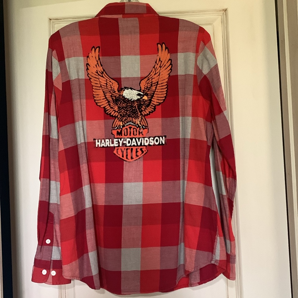 HARLEY-DAVIDSON BUTTON DOWN